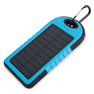 Batería externa solar para dos dispositivos personalizada